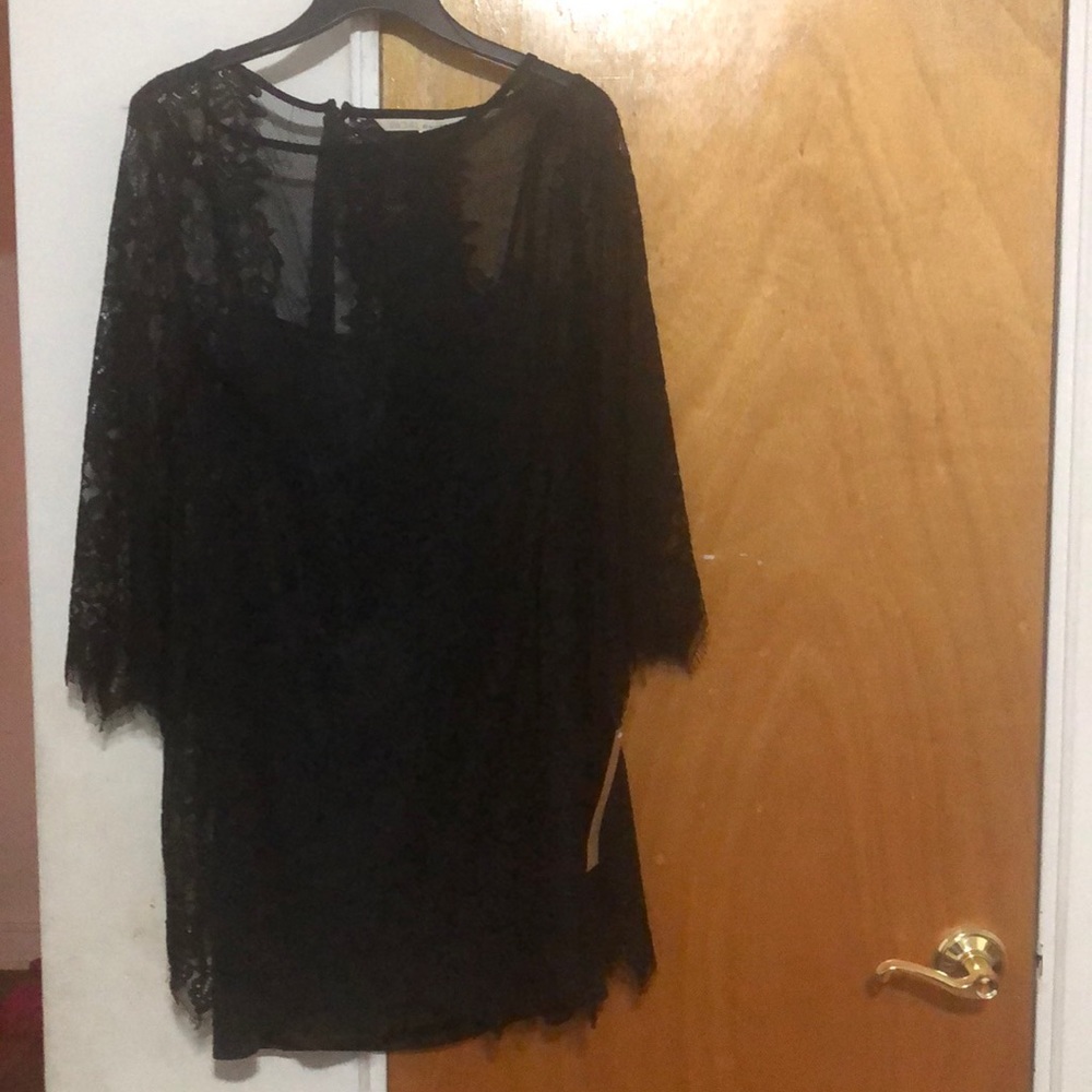 Rachel Roy Black laced dress!